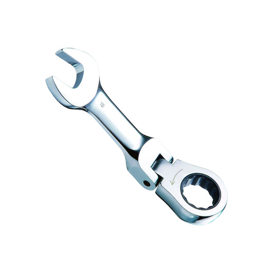 Stubby Flexible Ratchet Wrench